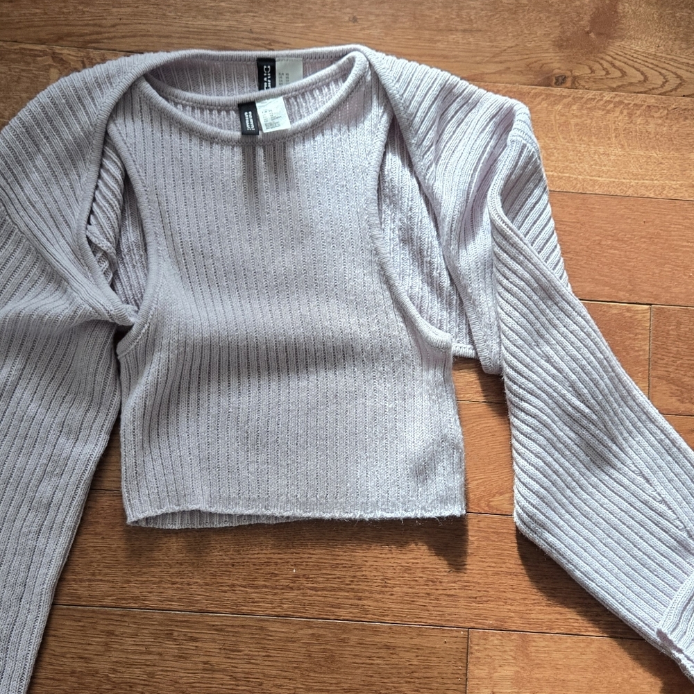 H&M shrug and tank sweater set